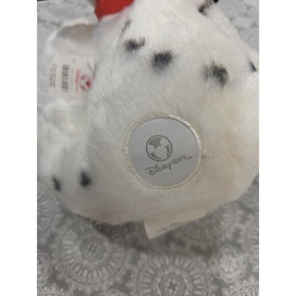 10" Disney Store 101 Dalmatians Plush‎ Puppy Dog Red Collar Stuffed Animal Toy - Picture 3 of 8